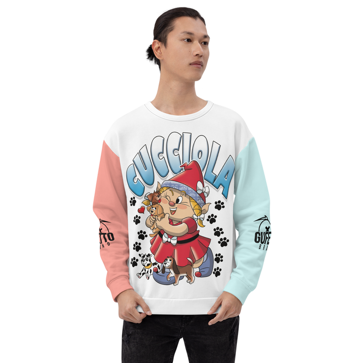 Felpa unisex Uomo/Donna CUCCIOLA - Gufetto Brand 
