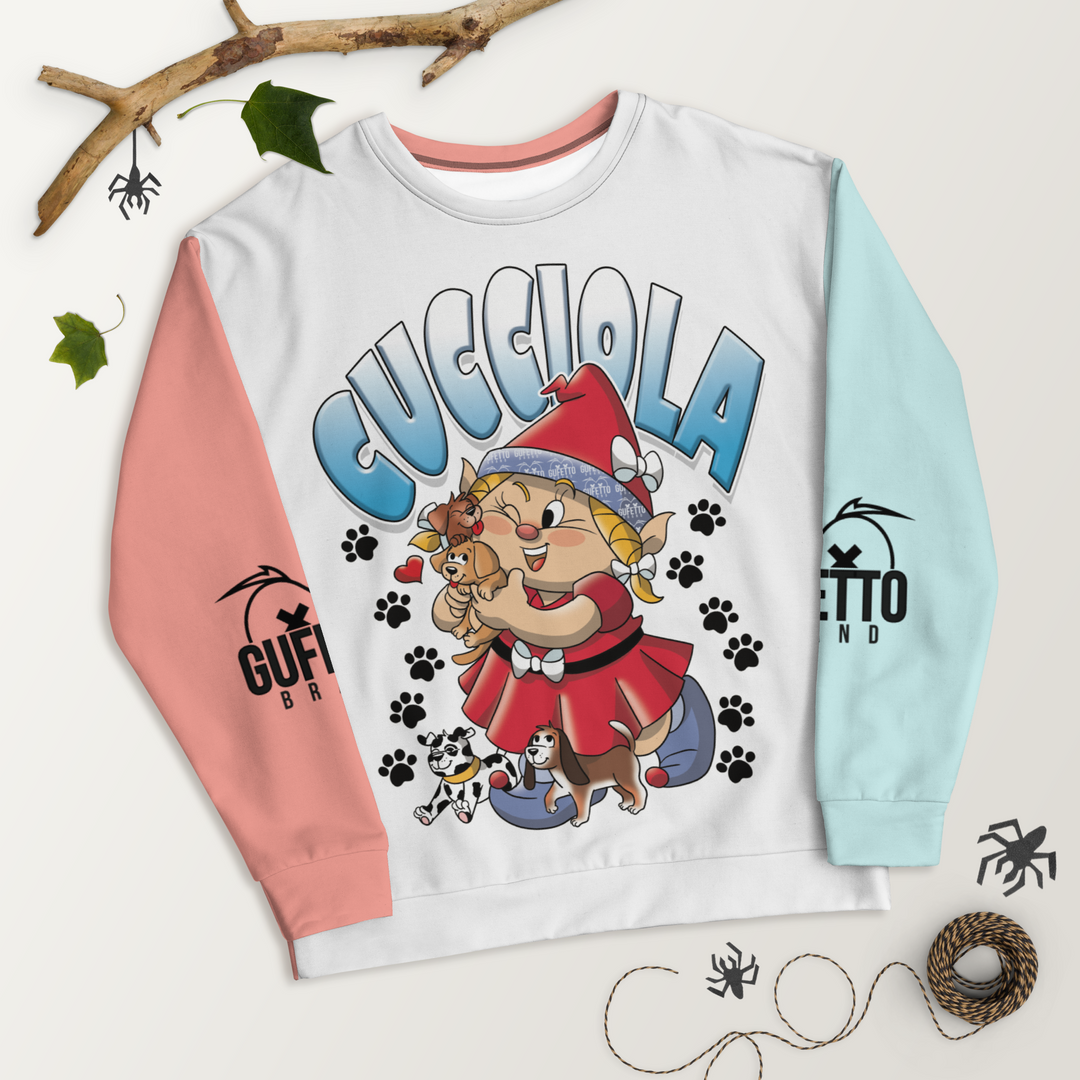 Felpa unisex Uomo/Donna CUCCIOLA - Gufetto Brand 