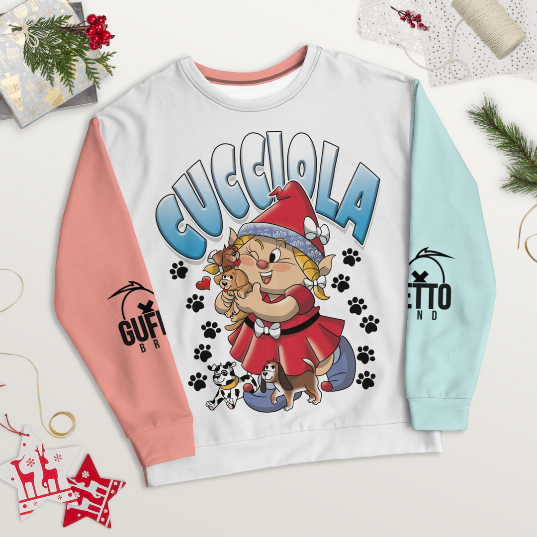Felpa unisex Uomo/Donna CUCCIOLA - Gufetto Brand 