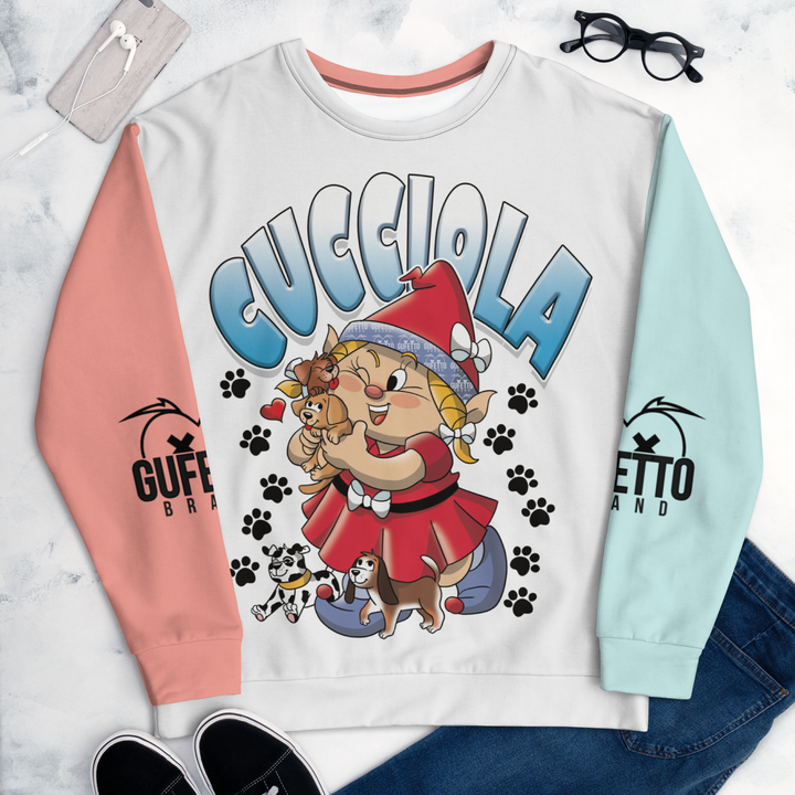Felpa unisex Uomo/Donna CUCCIOLA - Gufetto Brand 