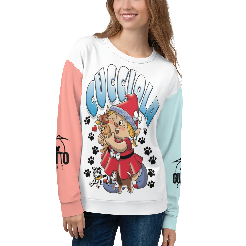 Felpa unisex Uomo/Donna CUCCIOLA - Gufetto Brand 