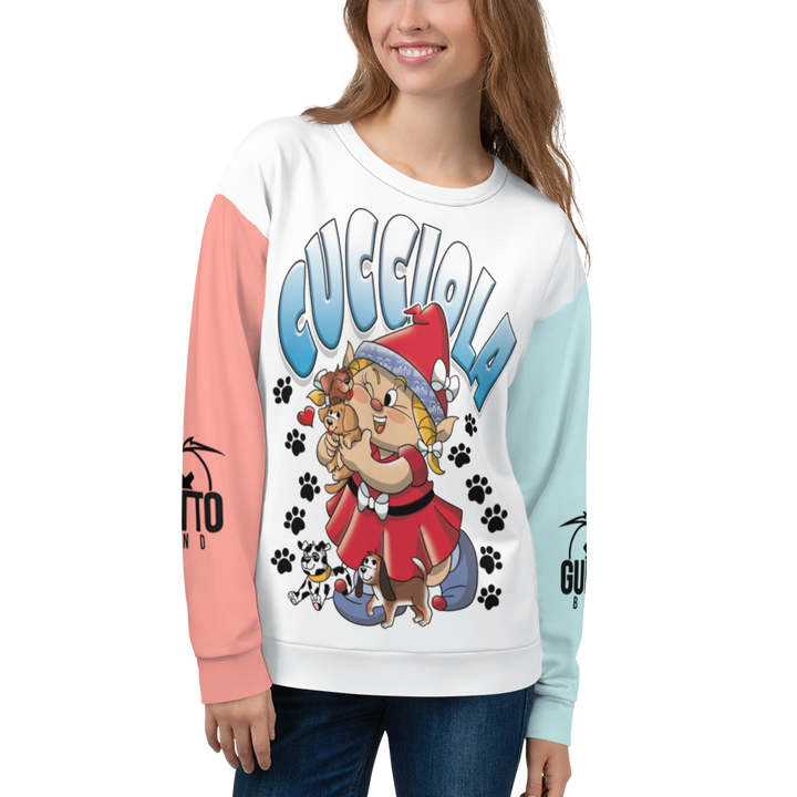 Felpa unisex Uomo/Donna CUCCIOLA - Gufetto Brand 
