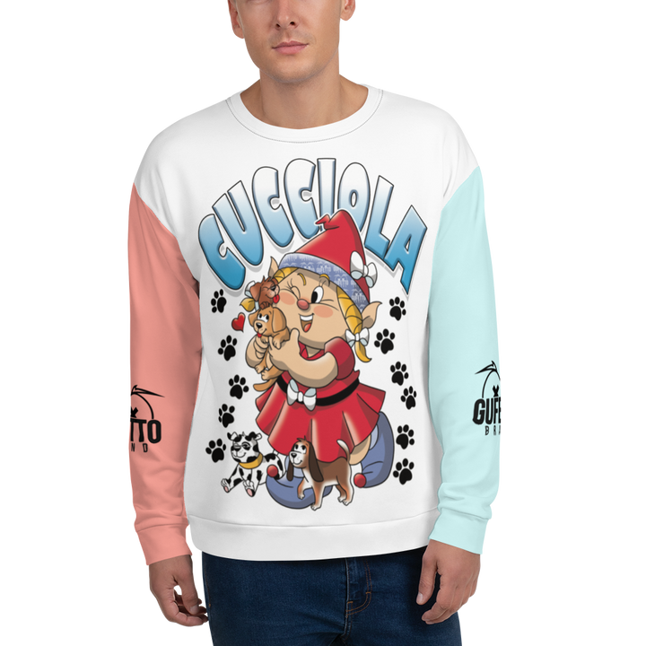 Felpa unisex Uomo/Donna CUCCIOLA - Gufetto Brand 