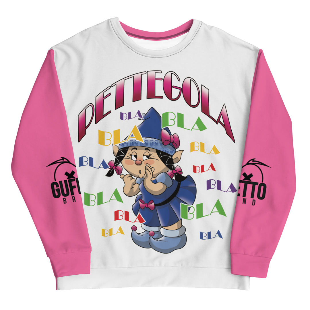 Felpa unisex Uomo/Donna PETTEGOLA - Gufetto Brand 