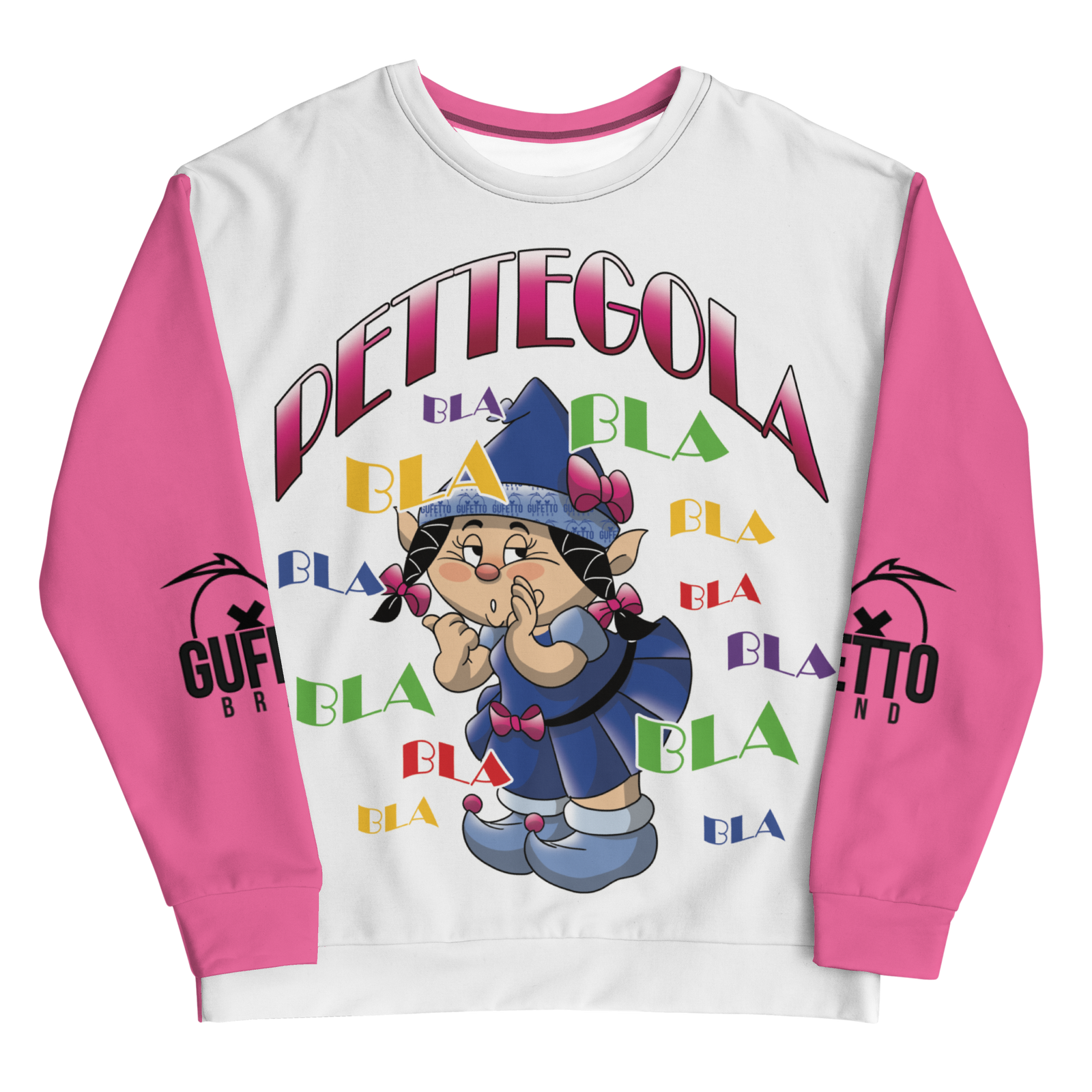 Felpa unisex Uomo/Donna PETTEGOLA - Gufetto Brand 