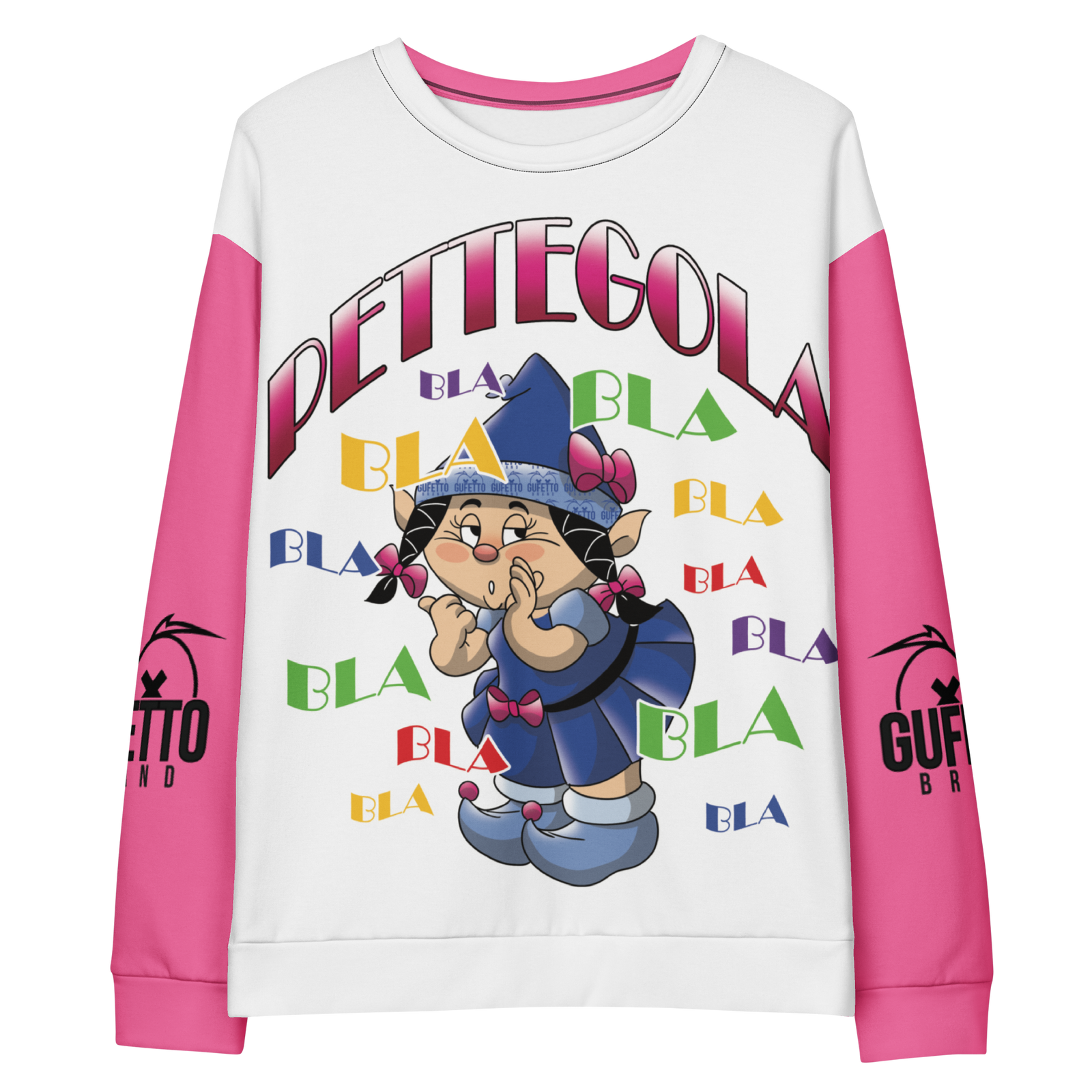 Felpa unisex Uomo/Donna PETTEGOLA - Gufetto Brand 