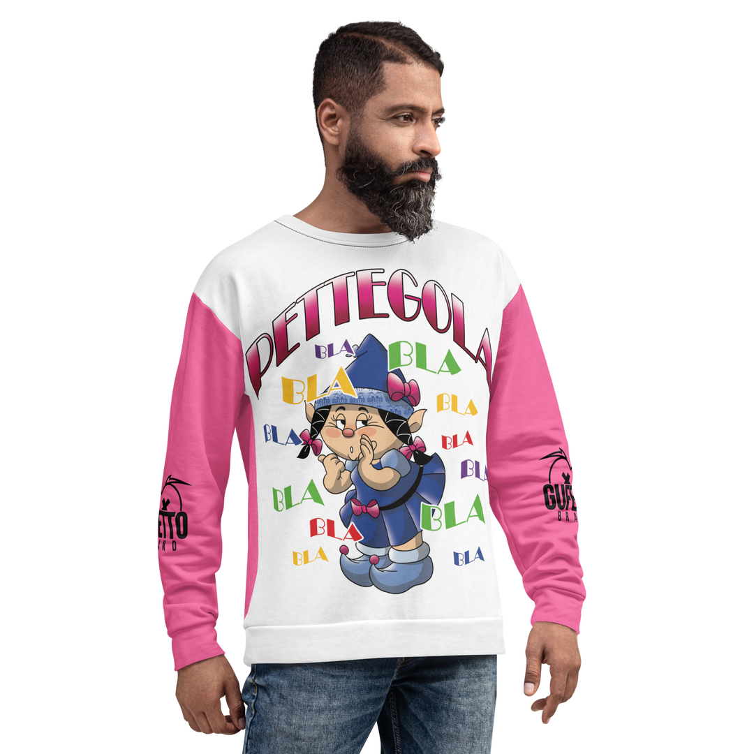 Felpa unisex Uomo/Donna PETTEGOLA - Gufetto Brand 