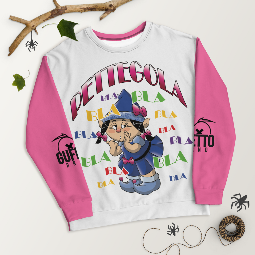 Felpa unisex Uomo/Donna PETTEGOLA - Gufetto Brand 