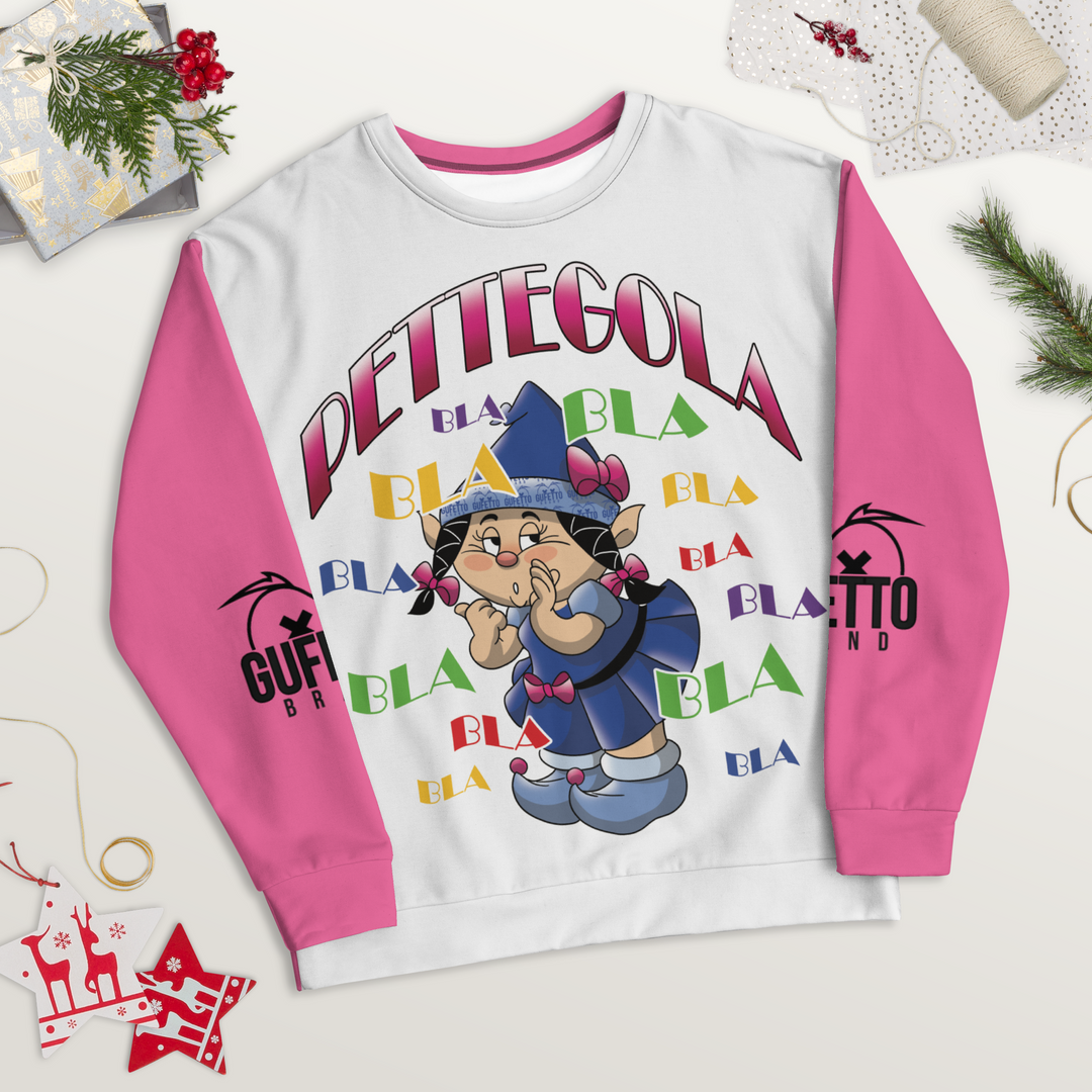 Felpa unisex Uomo/Donna PETTEGOLA - Gufetto Brand 
