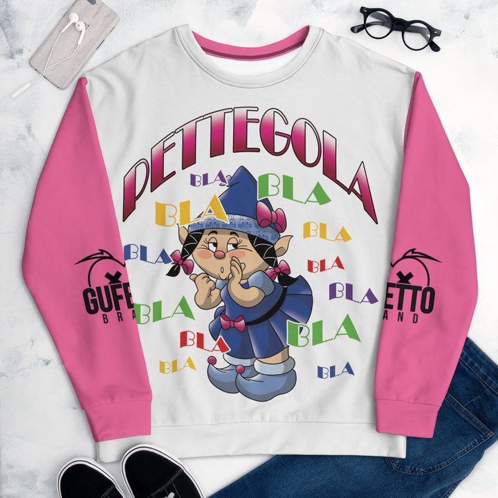 Felpa unisex Uomo/Donna PETTEGOLA - Gufetto Brand 