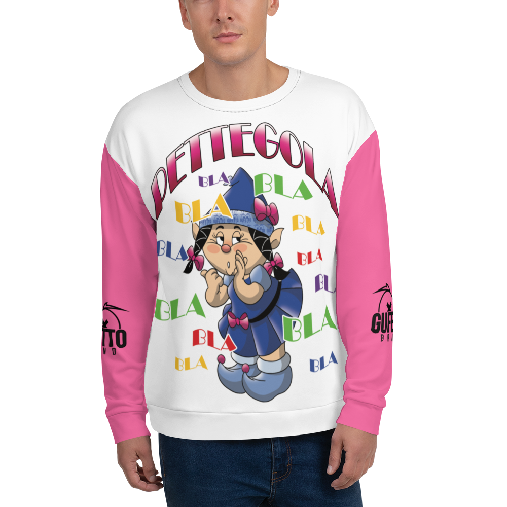 Felpa unisex Uomo/Donna PETTEGOLA - Gufetto Brand 