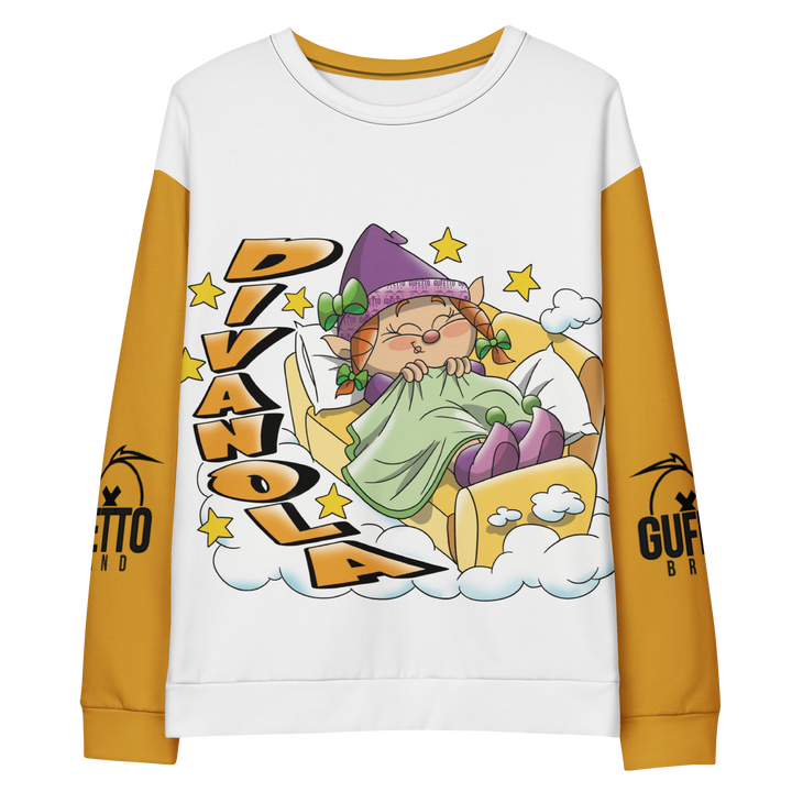 Felpa unisex Uomo/Donna DIVANOLA - Gufetto Brand 