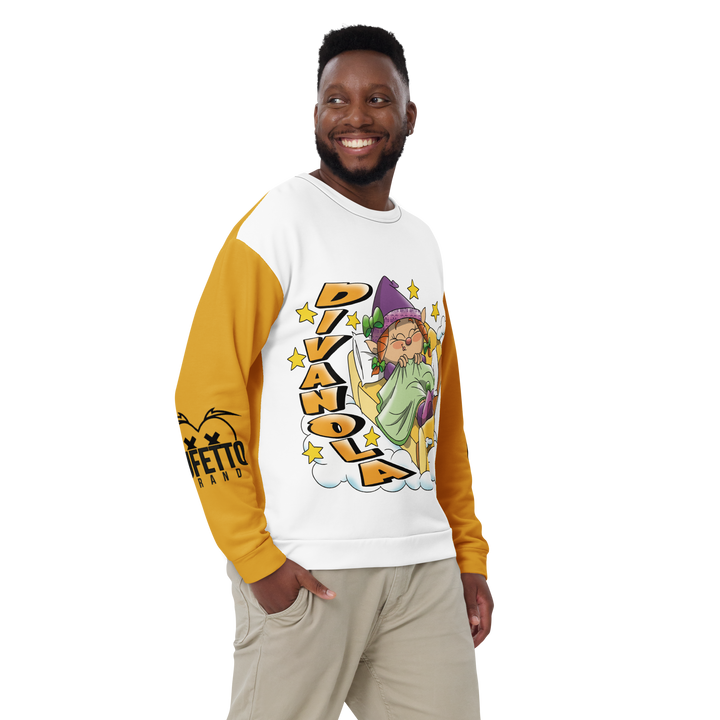 Felpa unisex Uomo/Donna DIVANOLA - Gufetto Brand 