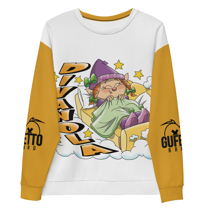 Felpa unisex Uomo/Donna DIVANOLA - Gufetto Brand 