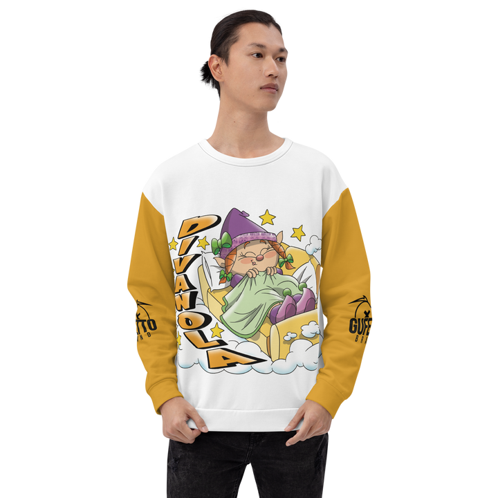 Felpa unisex Uomo/Donna DIVANOLA - Gufetto Brand 