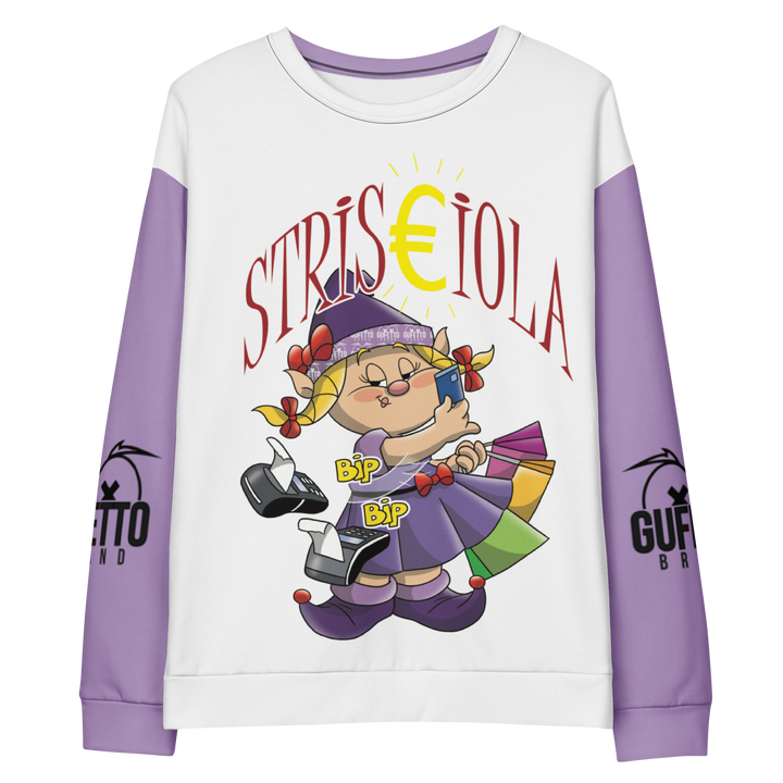 Felpa unisex Uomo/Donna STRISCIOLA - Gufetto Brand 