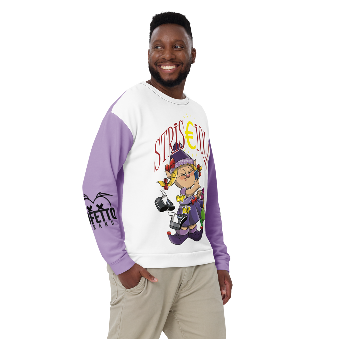 Felpa unisex Uomo/Donna STRISCIOLA - Gufetto Brand 