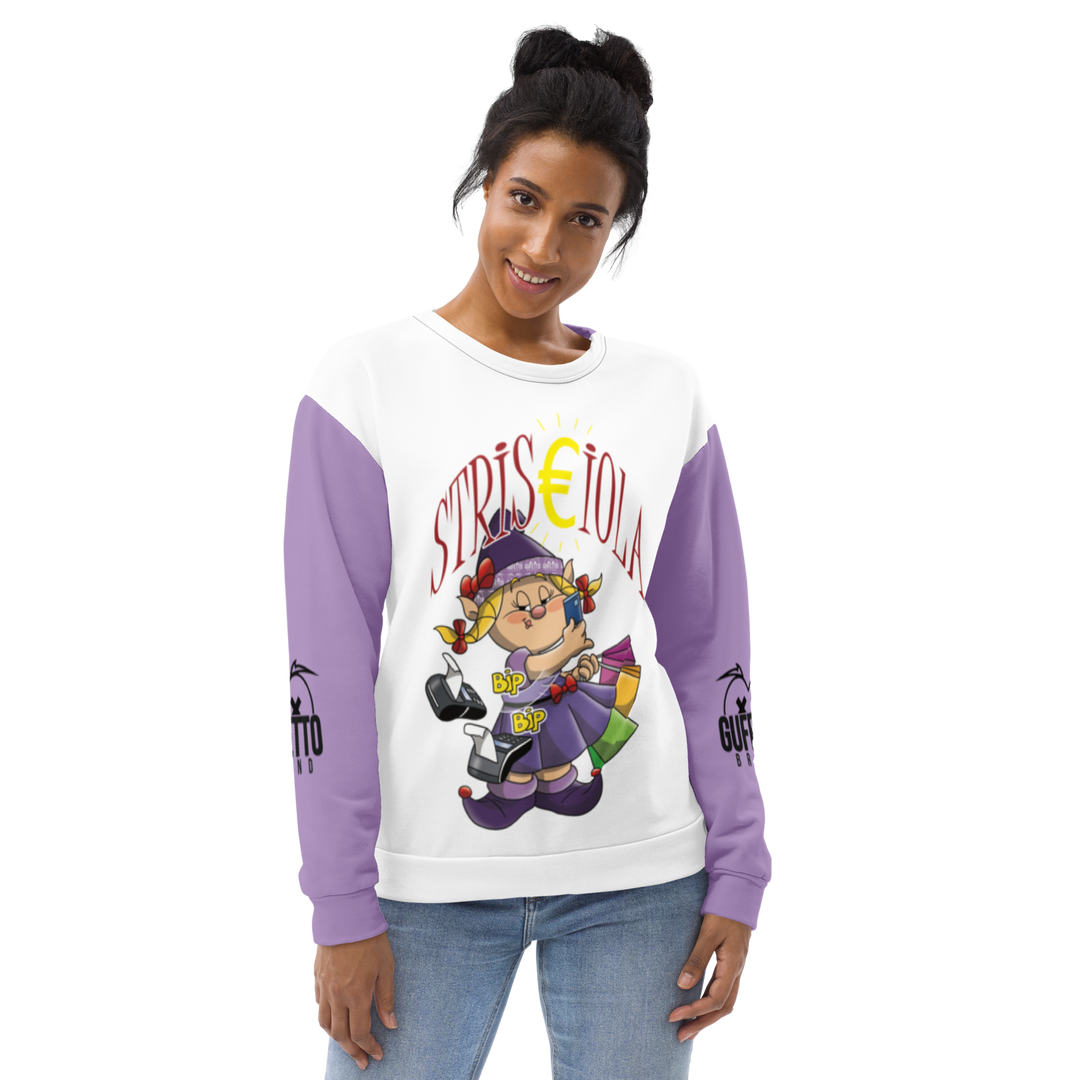 Felpa unisex Uomo/Donna STRISCIOLA - Gufetto Brand 