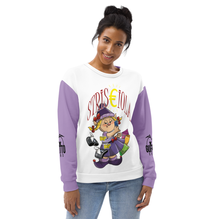 Felpa unisex Uomo/Donna STRISCIOLA - Gufetto Brand 