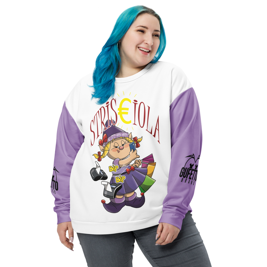 Felpa unisex Uomo/Donna STRISCIOLA - Gufetto Brand 