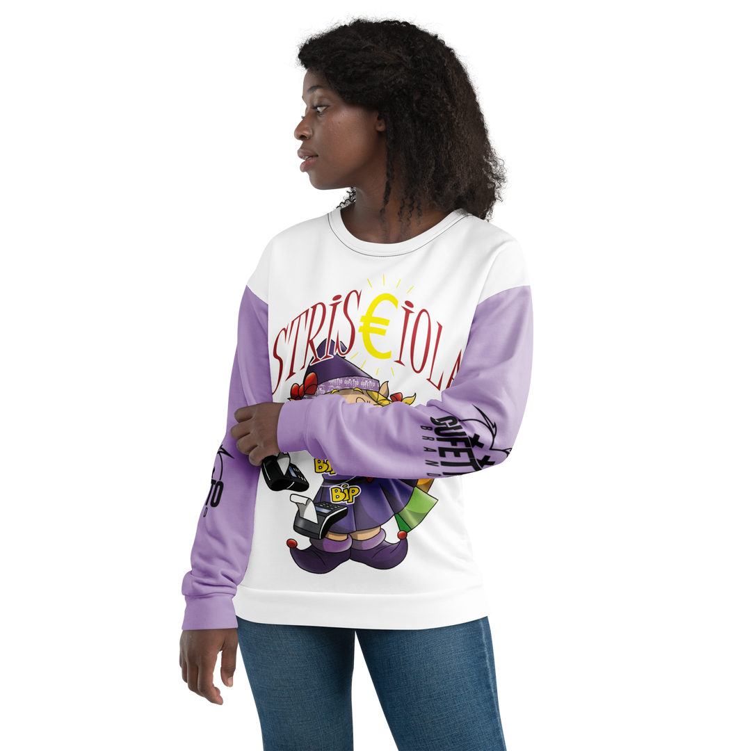 Felpa unisex Uomo/Donna STRISCIOLA - Gufetto Brand 