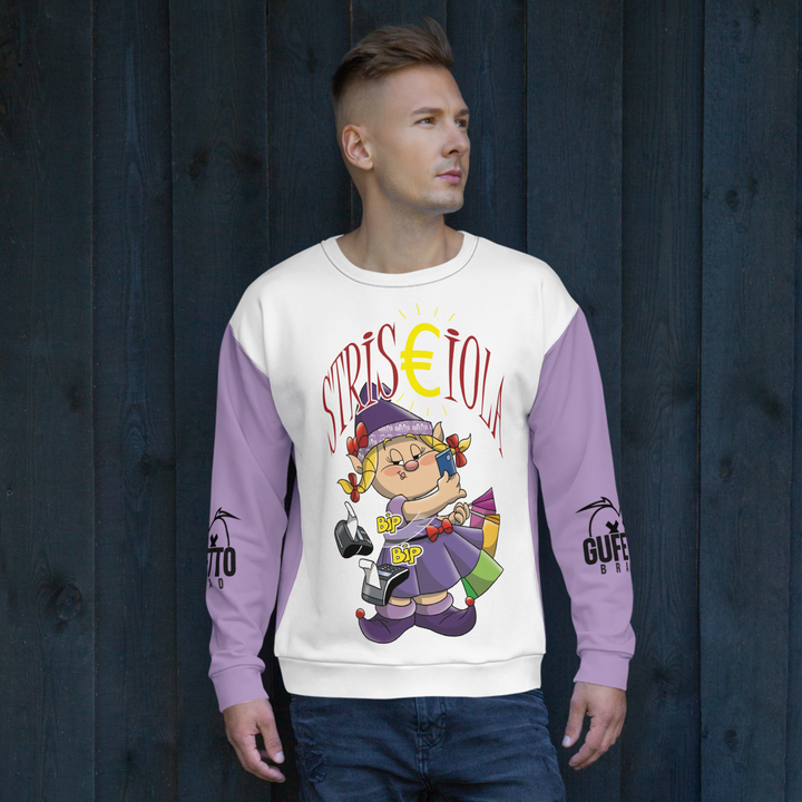 Felpa unisex Uomo/Donna STRISCIOLA - Gufetto Brand 