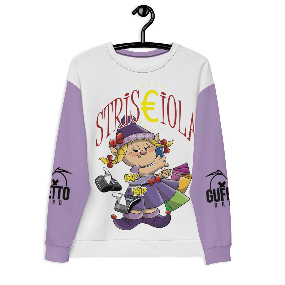 Felpa unisex Uomo/Donna STRISCIOLA - Gufetto Brand 