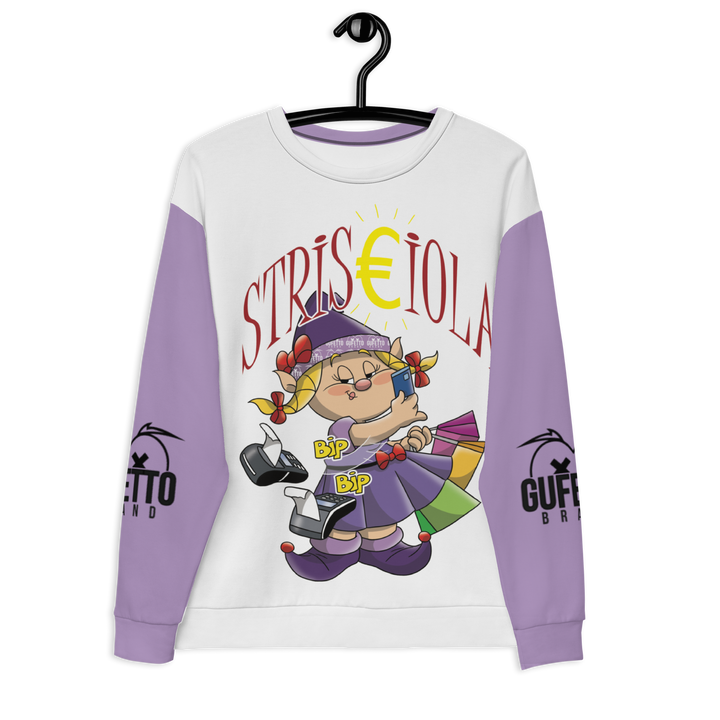 Felpa unisex Uomo/Donna STRISCIOLA - Gufetto Brand 