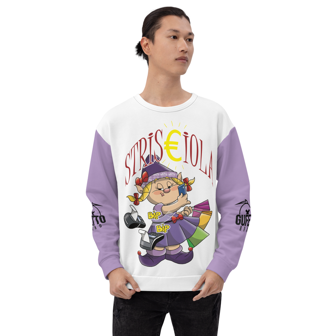 Felpa unisex Uomo/Donna STRISCIOLA - Gufetto Brand 