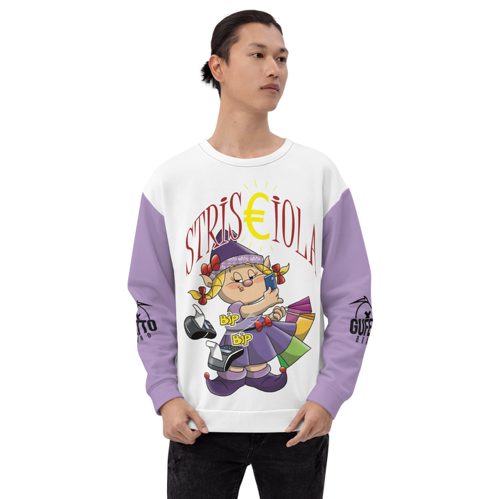 Felpa unisex Uomo/Donna STRISCIOLA - Gufetto Brand 
