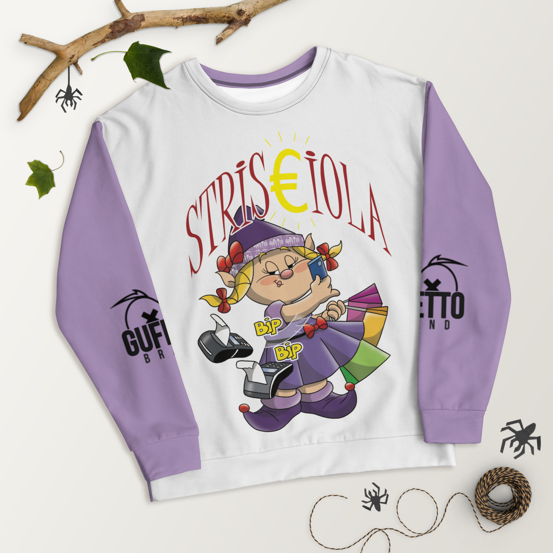 Felpa unisex Uomo/Donna STRISCIOLA - Gufetto Brand 