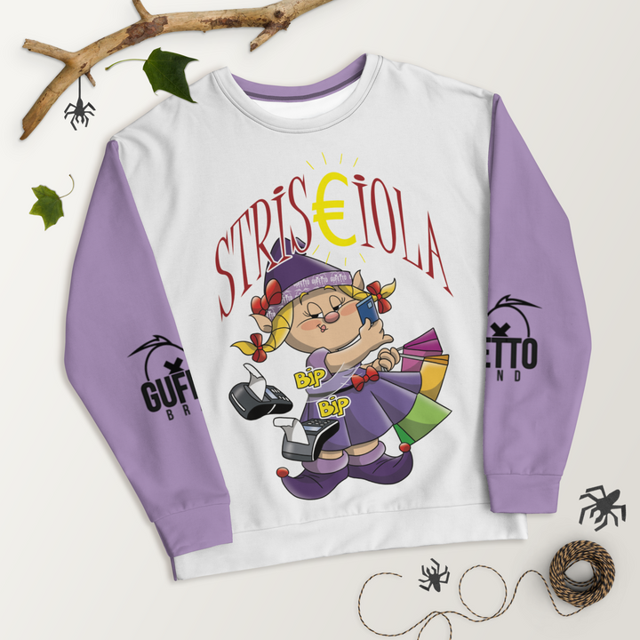 Felpa unisex Uomo/Donna STRISCIOLA - Gufetto Brand 