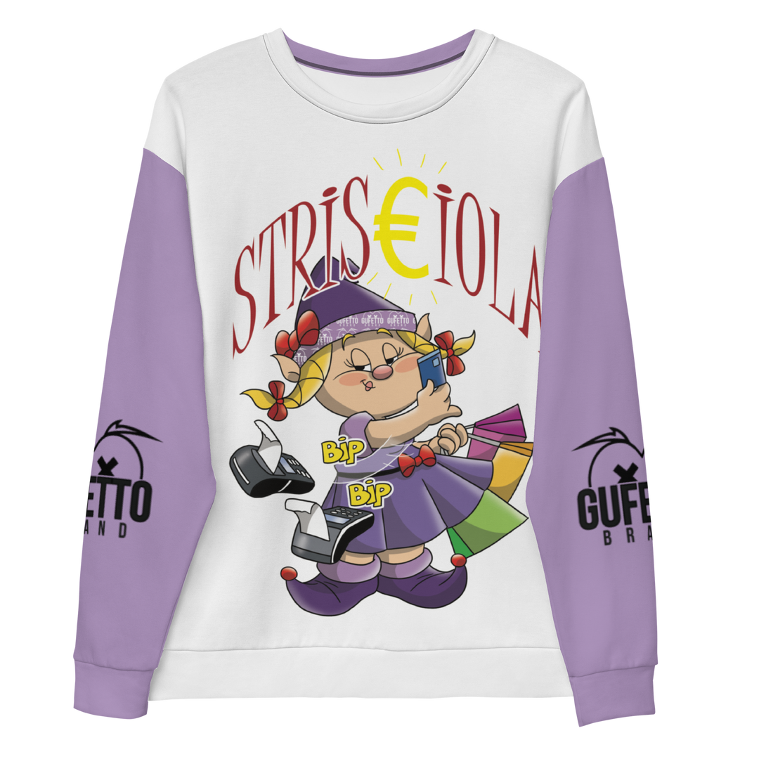 Felpa unisex Uomo/Donna STRISCIOLA - Gufetto Brand 