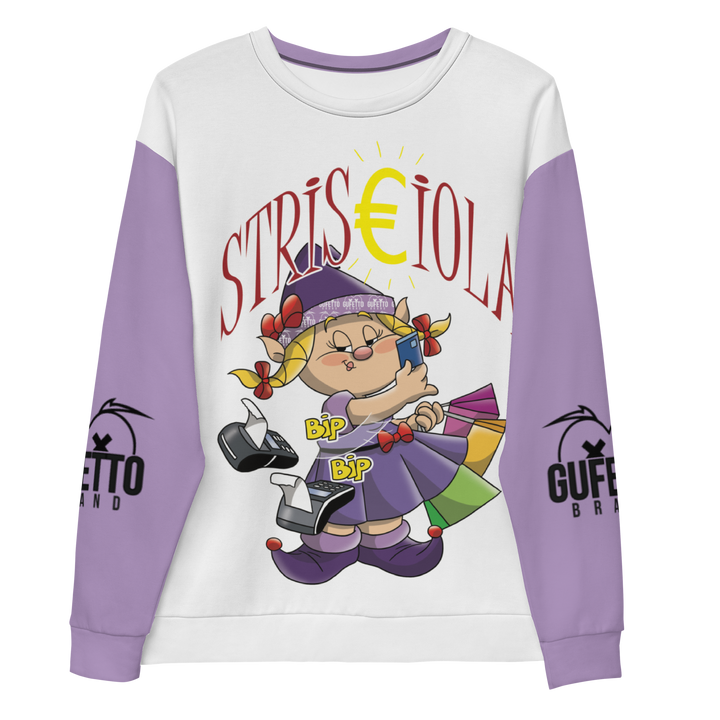 Felpa unisex Uomo/Donna STRISCIOLA - Gufetto Brand 