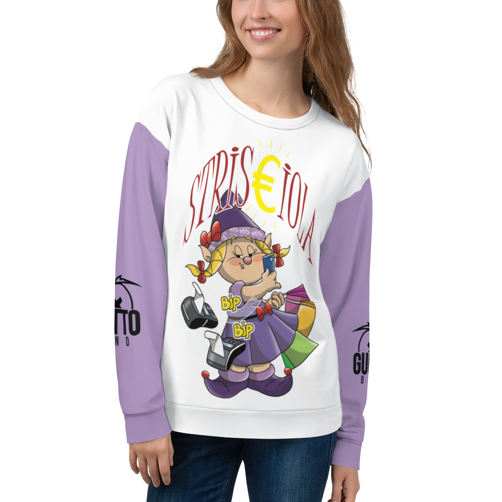 Felpa unisex Uomo/Donna STRISCIOLA - Gufetto Brand 