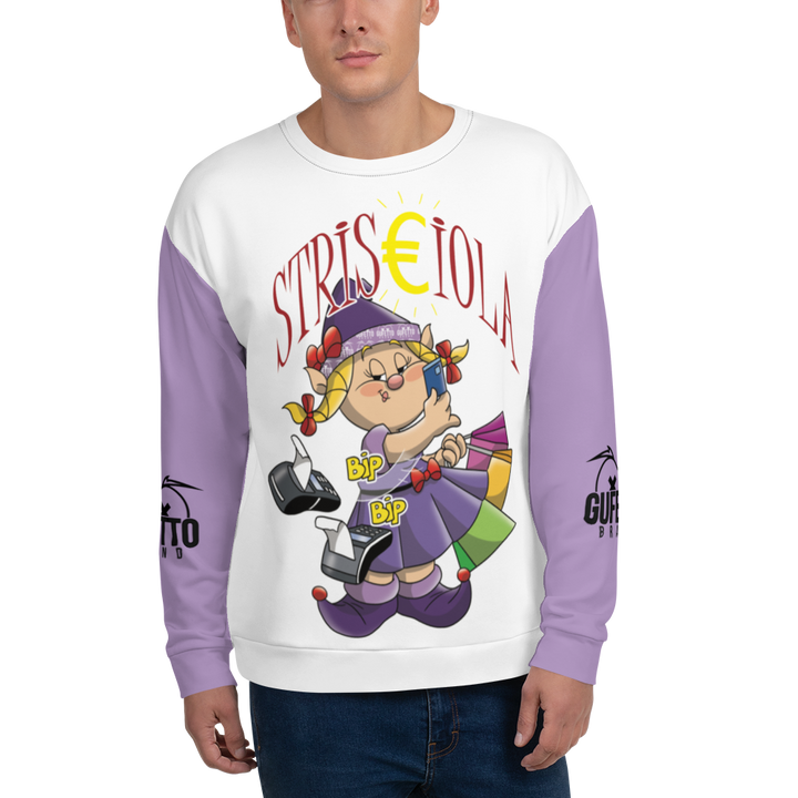 Felpa unisex Uomo/Donna STRISCIOLA - Gufetto Brand 