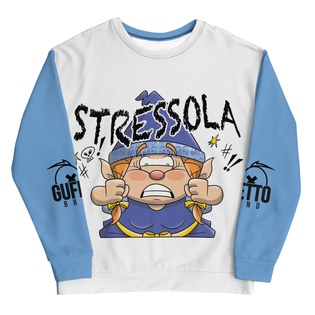 Felpa unisex Uomo/Donna Stressola - Gufetto Brand 