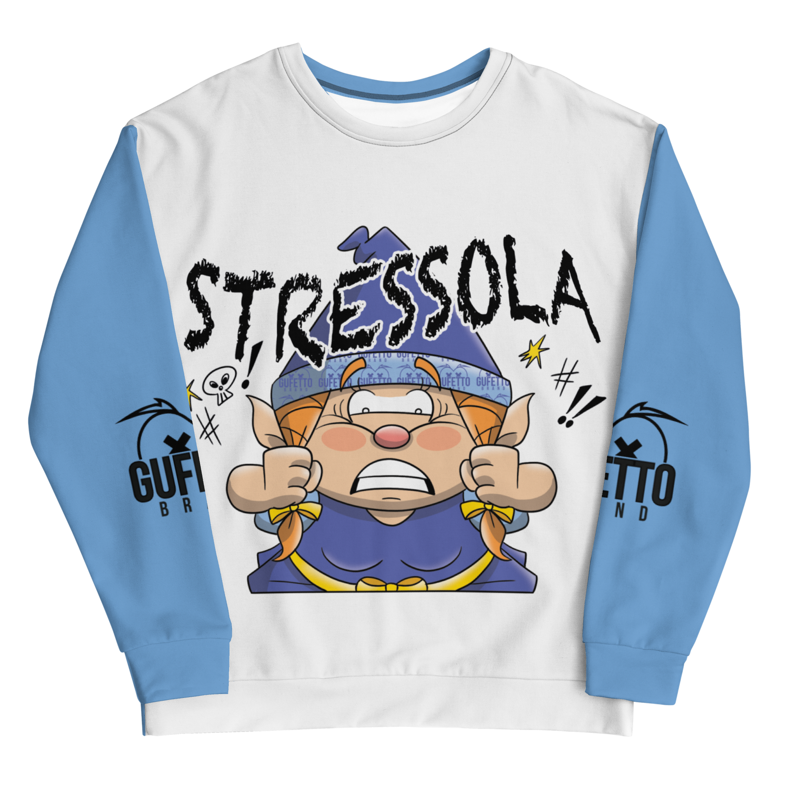 Felpa unisex Uomo/Donna Stressola - Gufetto Brand 
