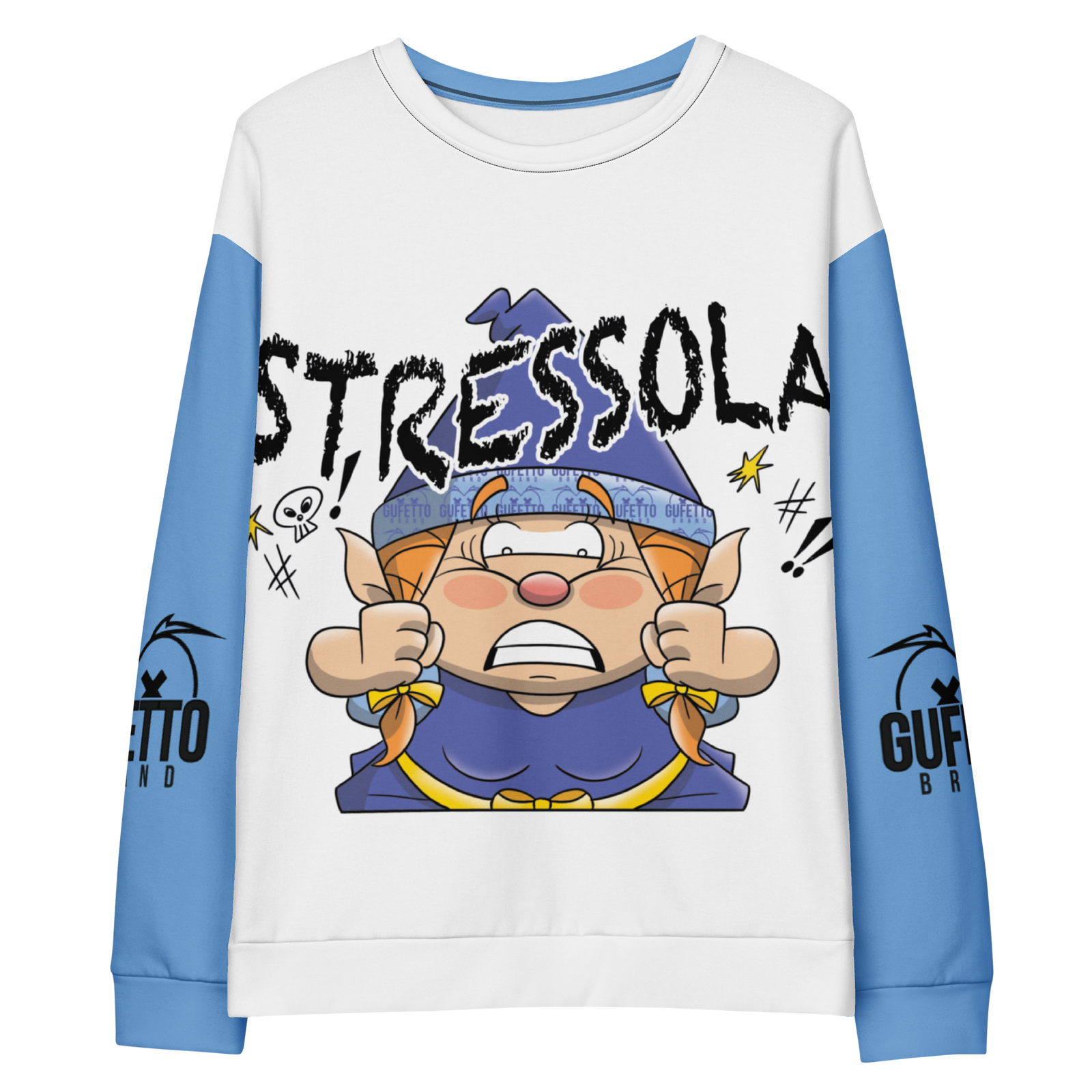 Felpa unisex Uomo/Donna Stressola - Gufetto Brand 