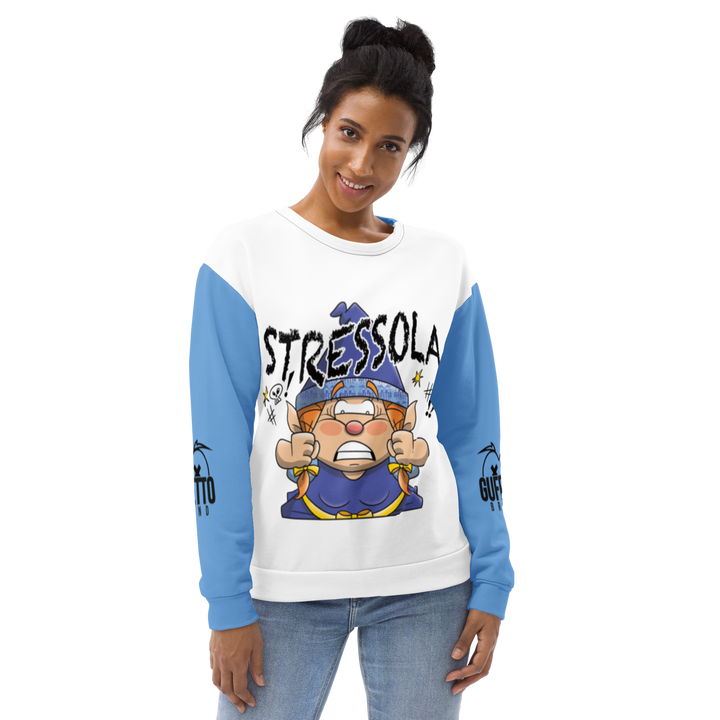 Felpa unisex Uomo/Donna Stressola - Gufetto Brand 