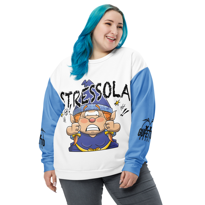Felpa unisex Uomo/Donna Stressola - Gufetto Brand 