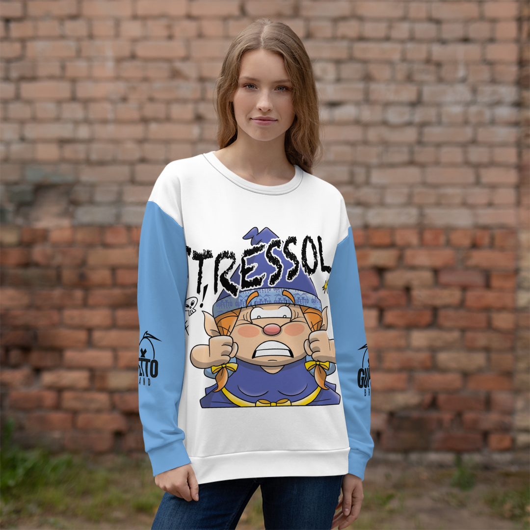 Felpa unisex Uomo/Donna Stressola - Gufetto Brand 