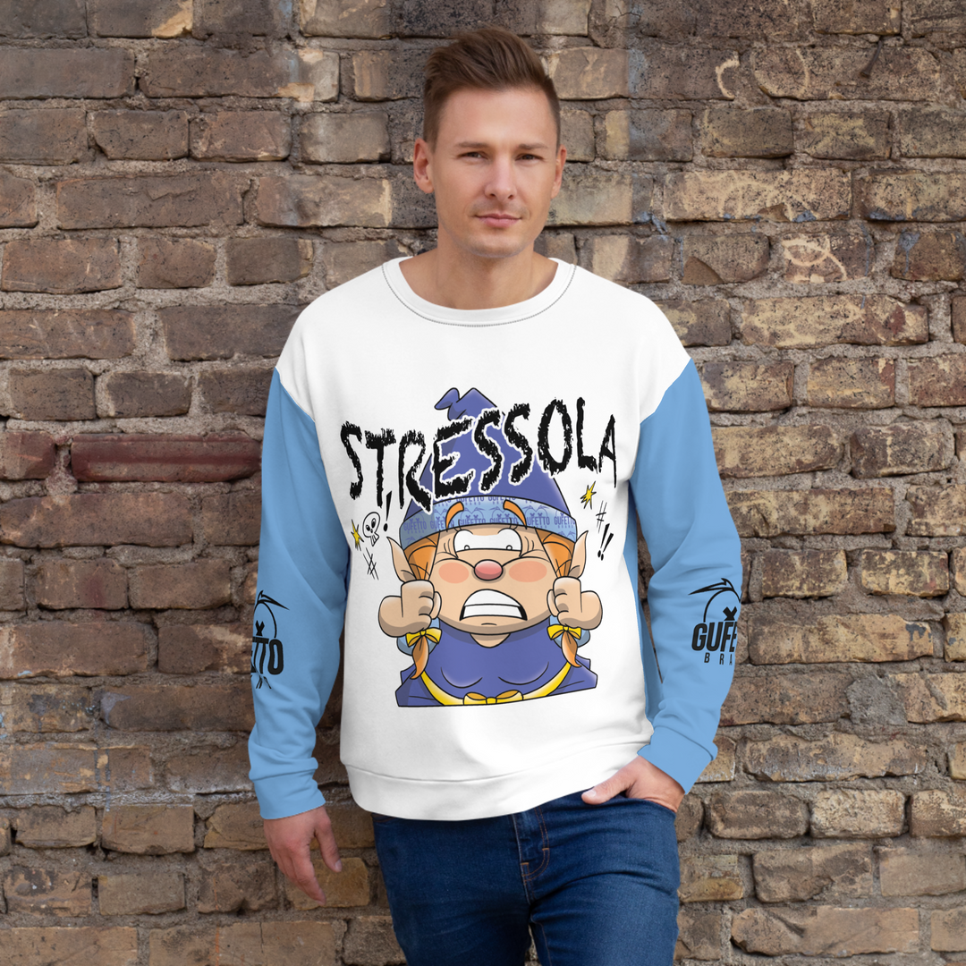 Felpa unisex Uomo/Donna Stressola - Gufetto Brand 