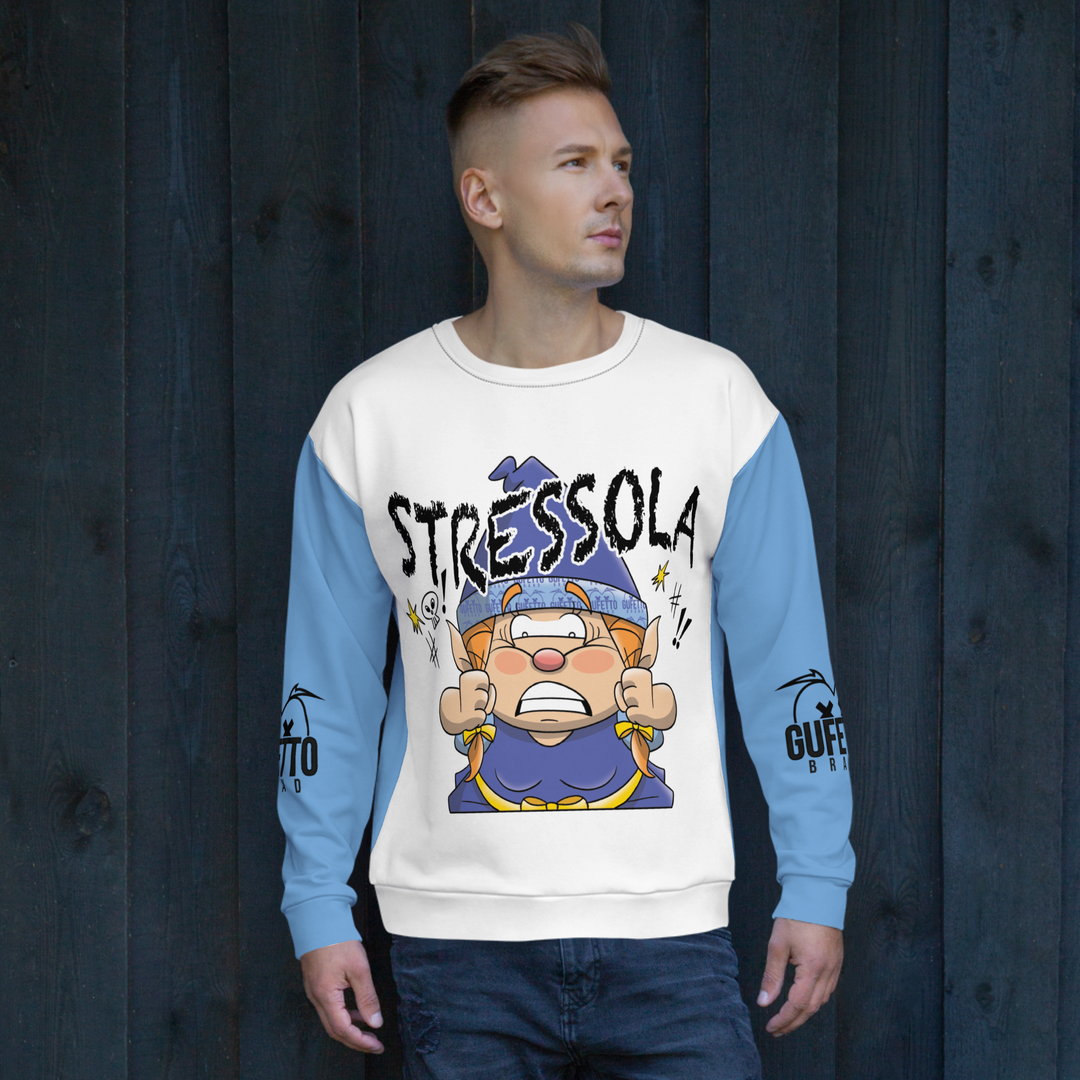 Felpa unisex Uomo/Donna Stressola - Gufetto Brand 