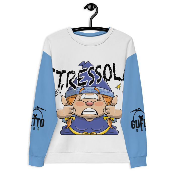 Felpa unisex Uomo/Donna Stressola - Gufetto Brand 