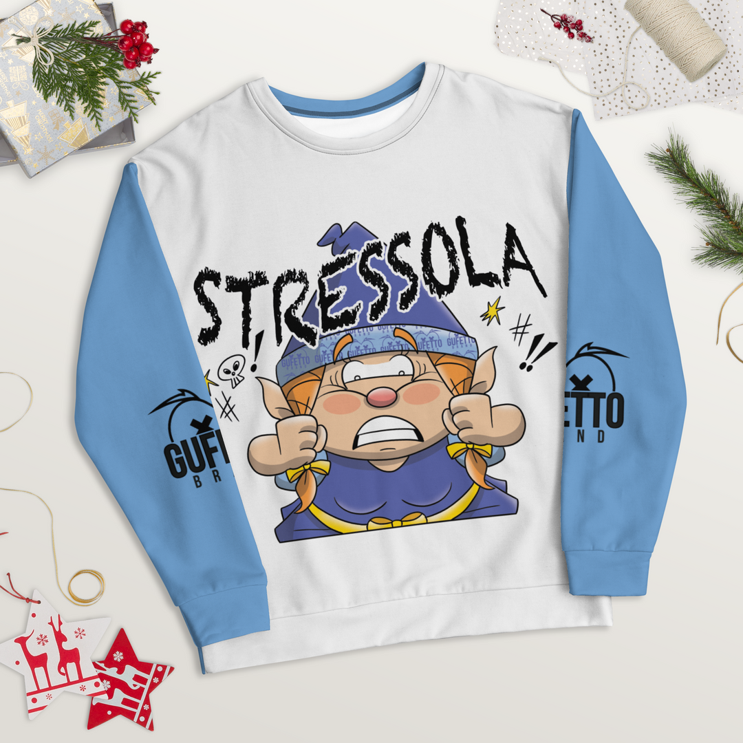 Felpa unisex Uomo/Donna Stressola - Gufetto Brand 