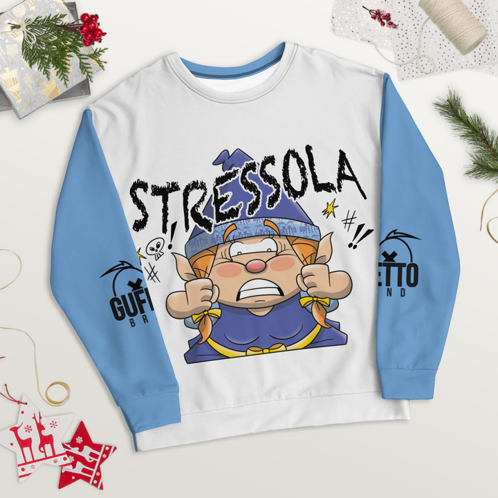 Felpa unisex Uomo/Donna Stressola - Gufetto Brand 