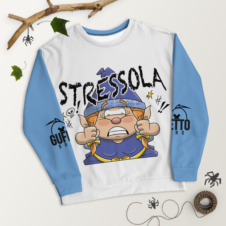 Felpa unisex Uomo/Donna Stressola - Gufetto Brand 