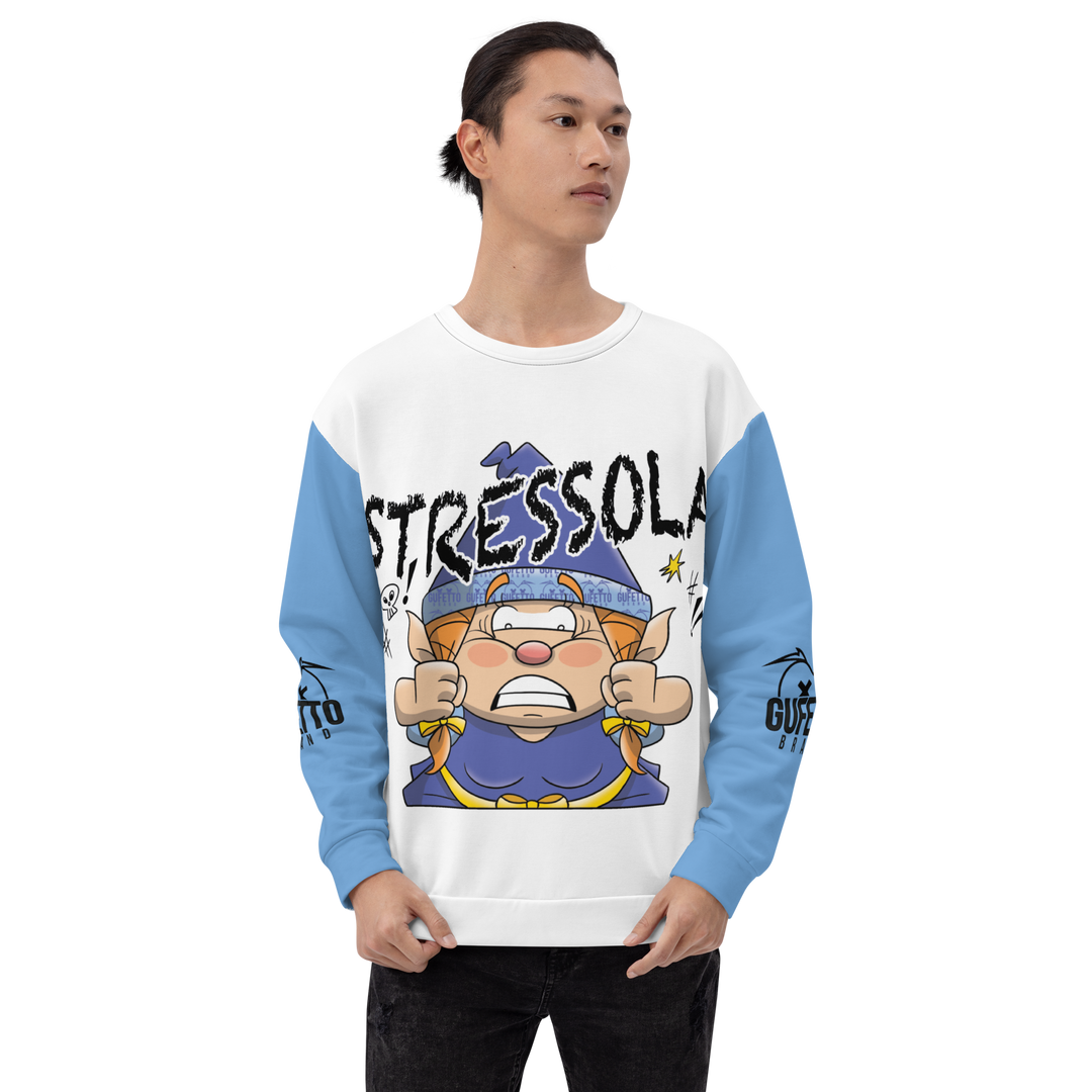 Felpa unisex Uomo/Donna Stressola - Gufetto Brand 