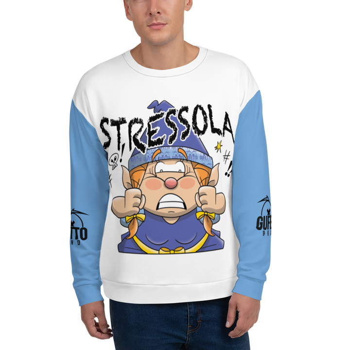 Felpa unisex Uomo/Donna Stressola - Gufetto Brand 
